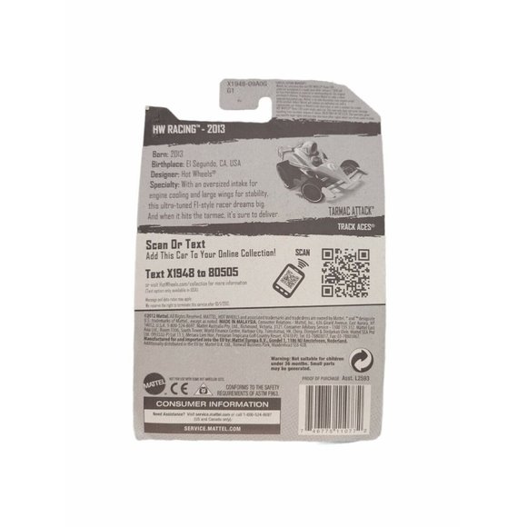 2013 Hot Wheels Tarmac Attack HW Racing #130 New In Package Hot Rod Race Car - Picture 2 of 2